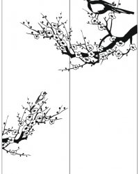 Пескоструйный рисунок Дерево 254